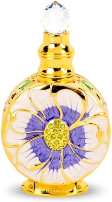 Swiss Arabian Layali Concentrated Perfume Oil, 15ml, Premium Quality Perfume Oil, Men and Women’s Fragrance, Floral Oud Luxurious Blend Perfumes for Women​ and Men