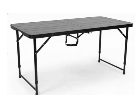Danube Home Recto Rectangular Folding Table - Black