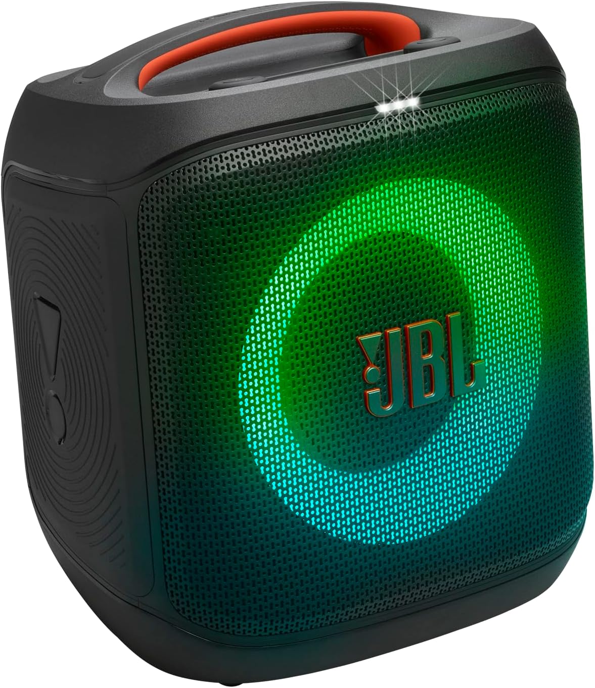 JBL PartyBox Encore 2 مكبر صوت بلوتوث محمول مع ميكروفون لاسلكي و AI Boost، بطارية 15 ساعة، أضواء ديناميكية، Auracast، إدخال الكاريوكي والغيتار، IPX4 مقاوم للرذاذ - JBLPBENCORE2UK