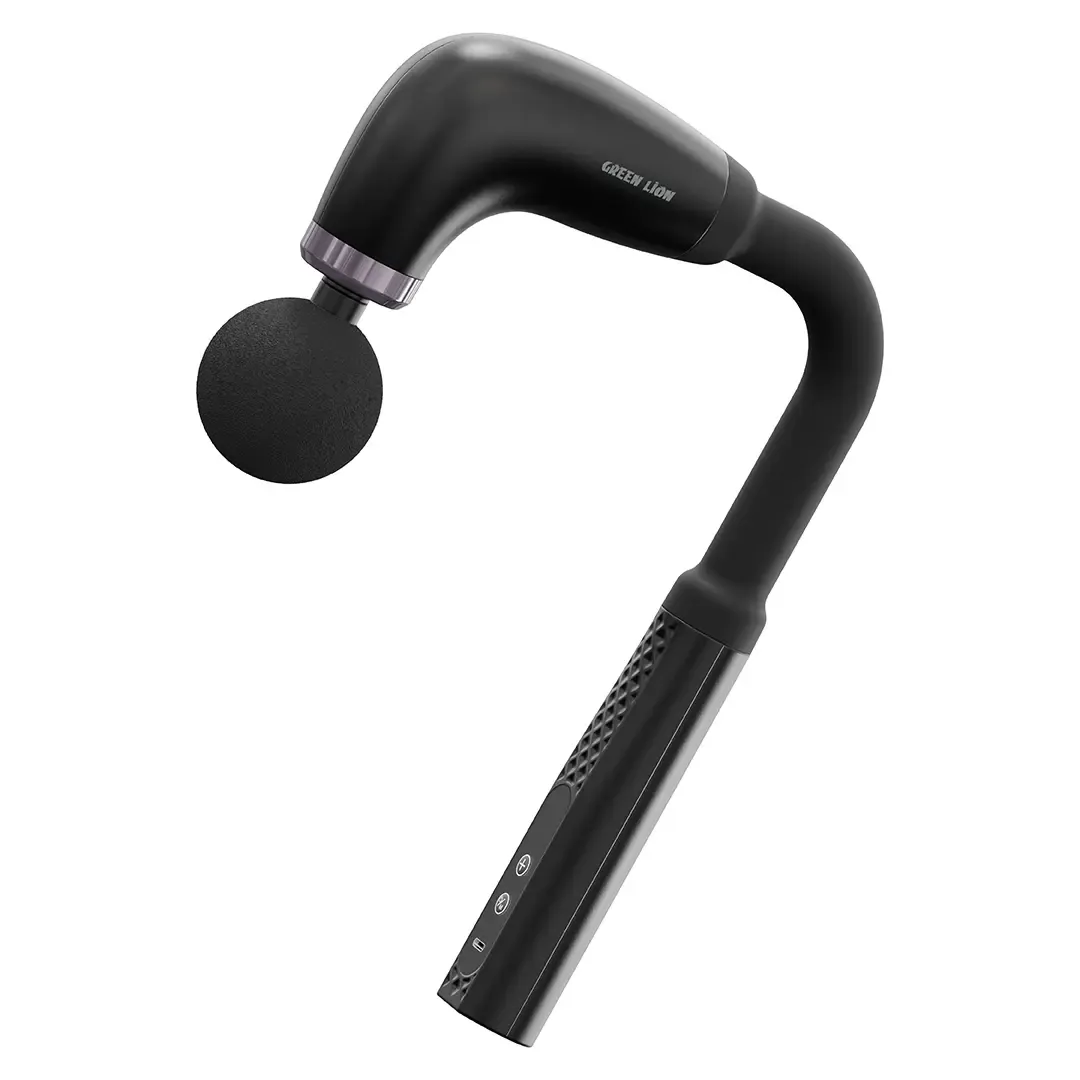 Green Lion ARC Relief Long-Handle Deep Tissue Massage Gun - Black