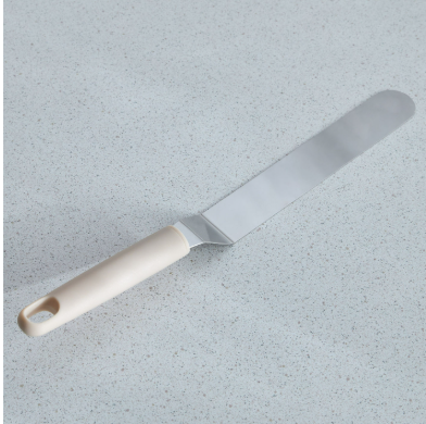 Home Centre Nyla Angled Cake Spatula, Stainless Steel - Silver/Beige