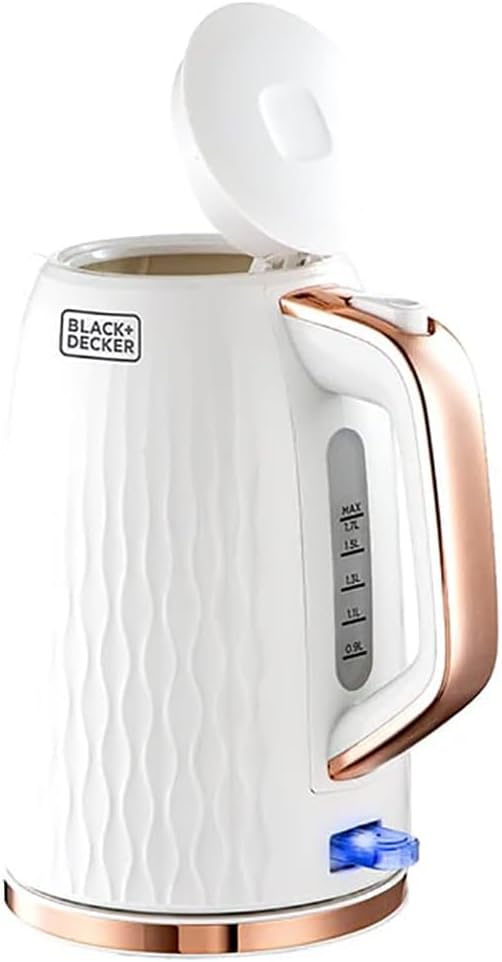 Black and Decker 2200W Plastic Water Kettle, 1.7 Liter Capacity