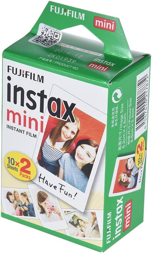Fujifilm 20-Sheet Instax Film Photo Paper White