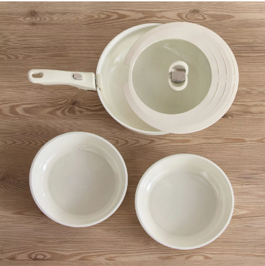 Home Centre Elara 5-Piece Aluminium Induction Base Cookware Set