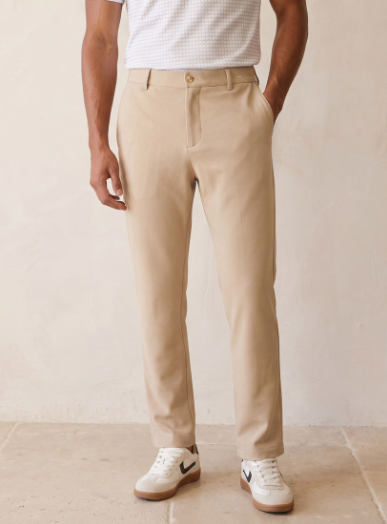Iconic Regular Fit Trousers - Beige - 40