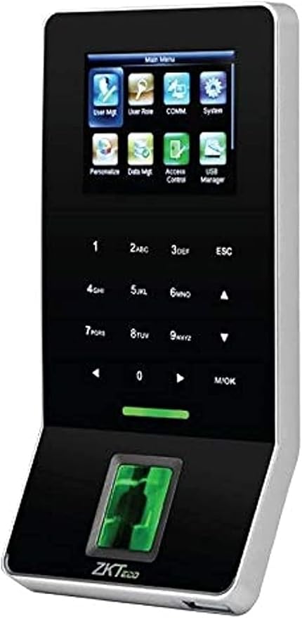 ZKTeco BioPro SA40 محطة التحكم في الوصول ببصمات الأصابع، مستشعر BioID/مستشعر SilkID، مستشعر الباب، زر الخروج، واجهة التحكم في الإنذار | SA40