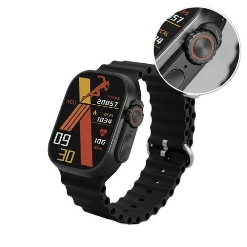 جهاز تعقب اللياقة البدنية KEQIWEAR KW23 Ultra 3 Smartwatch HD مع تنبيهات 3+1 لمعدل ضربات القلب والمكالمات والرسائل