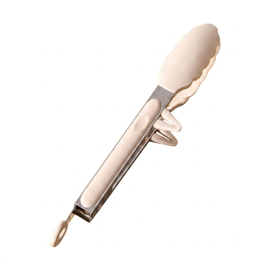 Home Centre Nyla Baking Tong, Heat-Resistant Silicone, Gold
