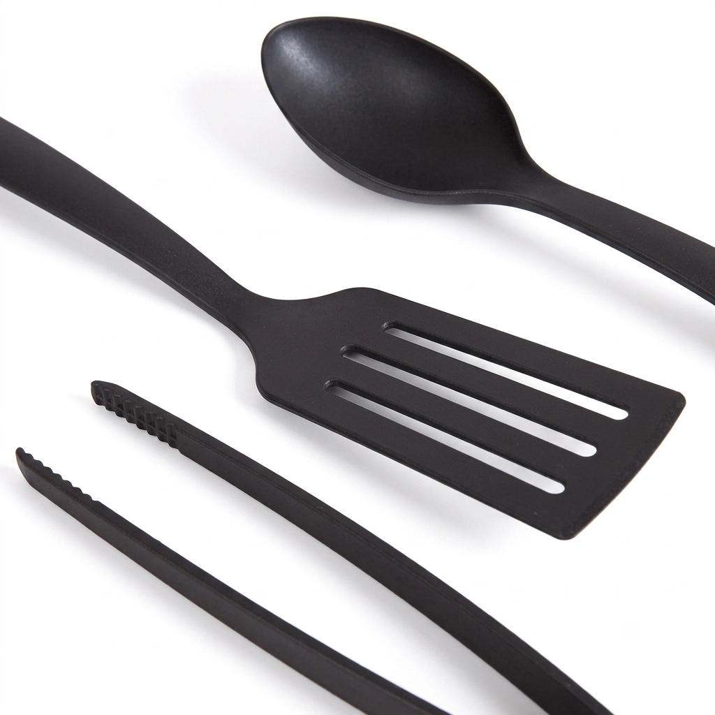 Home Centre Essential 3-Piece Kitchen Utensil Set - Black
