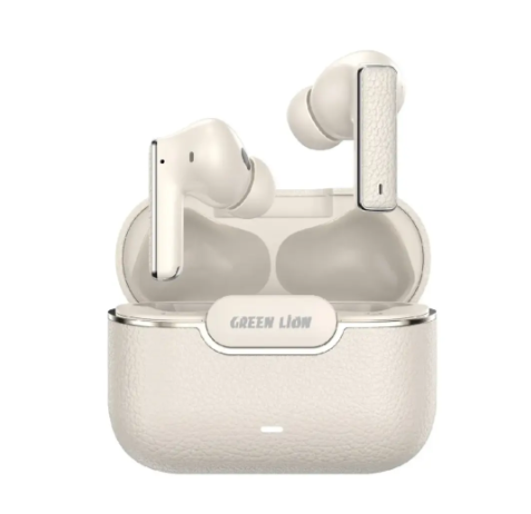 Green Lion River Plus True Wireless Earbuds - Cream