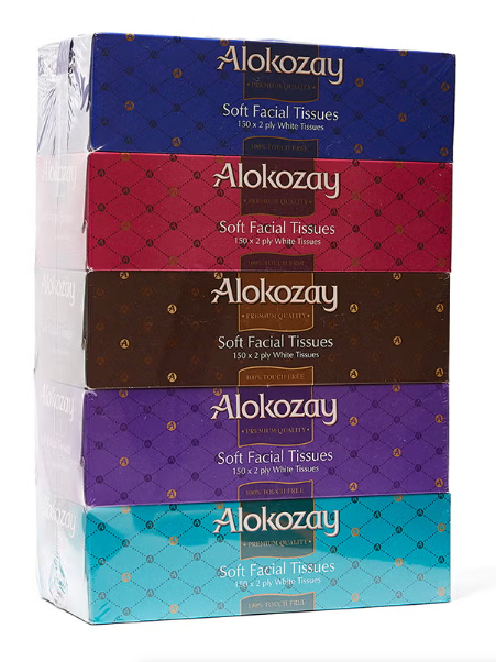 150-Piece Soft Facial Tissues White
