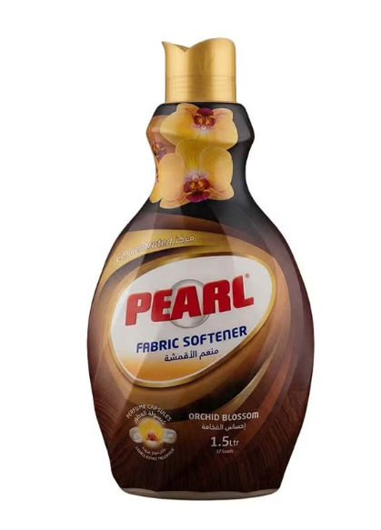 Pearl Fabric Softener Concentrate 1.5L Orchid Blossom Perfume Capsules Long Lasting Fragrance Laundry Conditioner 1.5 L