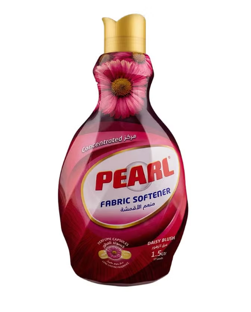 Pearl Fabric Softener Concentrate 1.5L Daisy Blush Perfume Capsules Long Lasting Fragrance Laundry Conditioner 1.5L