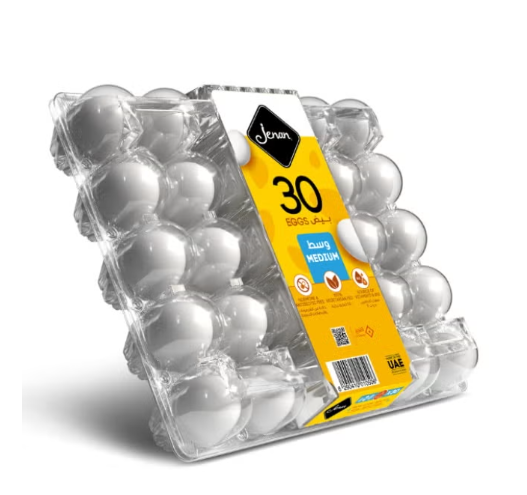 Eggs, Medium White - 30 eggs, UAE