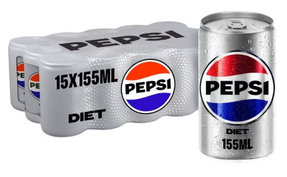 PEPSI Cola Diet Mini Carbonated Soft Drink Can