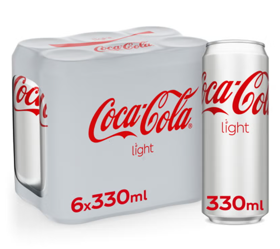 Light Carbonated Soft Drink Can