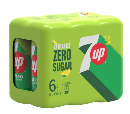 Extra Fizz Zero Sugar Can 330ml Pack of 6