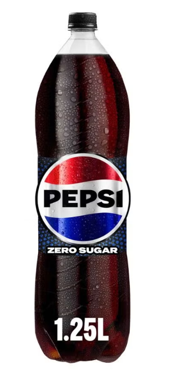 PEPSI Zero Sugar Cola Bottle Carbonated Soft Drink
