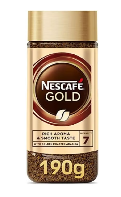 Nescafe Gold Rich Aroma And Smooth Taste Instant Coffee 190grams Single