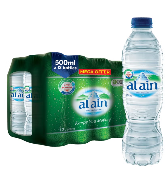 Bottled Water 500ml Pack of 12