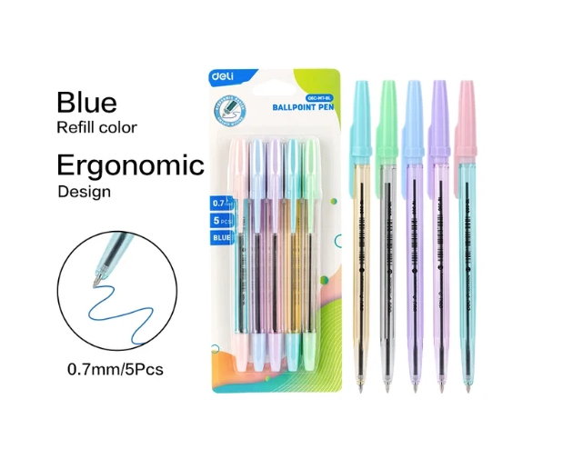 Smooth Ball Point Pen .7mm (1x5)