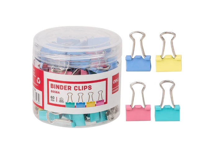 Colorful Binder Clip 15mm (1/2") (1X60)