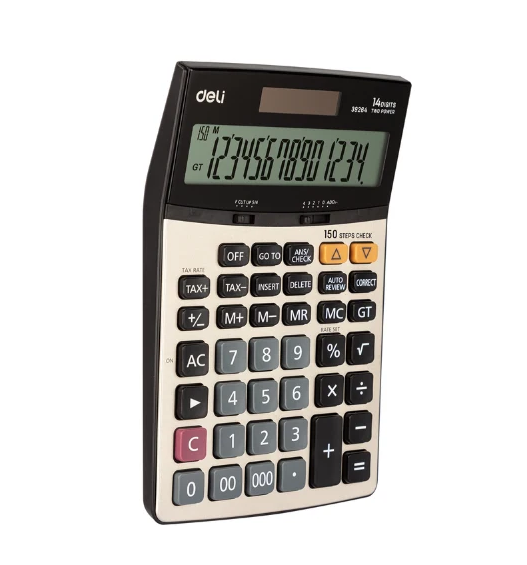 Dual Power Calculator Plastic 150 Steps 14 Digits