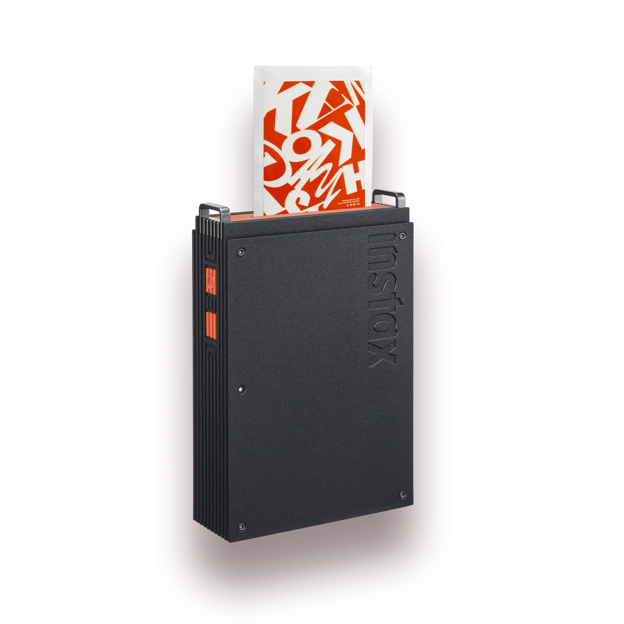 FUJIFILM instax mini Link+ Instant Print Printer, Black/Orange