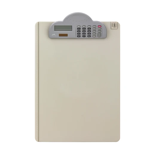 A4 Single Sided Clip Board with Calculator