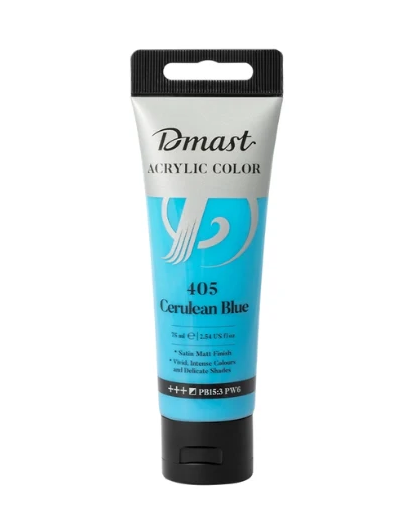 Dmast Acrylic Color 75ml Cerulean Blue