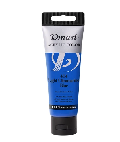 Dmast Acrylic Color 75ml Light Ultramarine Blue