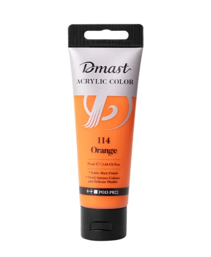 Dmast Acrylic Color 75ml Orange