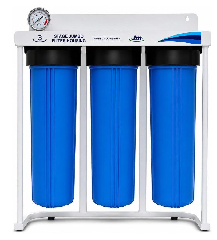 3 Stage Jumbo Villa and Apartment Main Pipeline Water Filtration System
