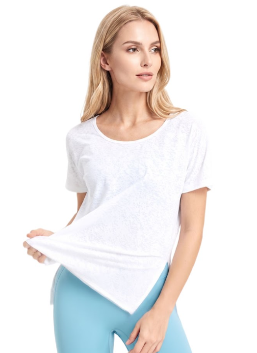 LeapSweep Womens T-Shirt - White - S