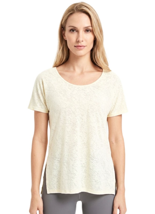 LeapSweep Womens T-Shirt - Yellow - L