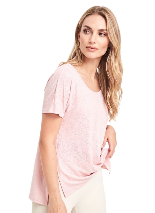 LeapSweep Womens T-Shirt - Pink - L