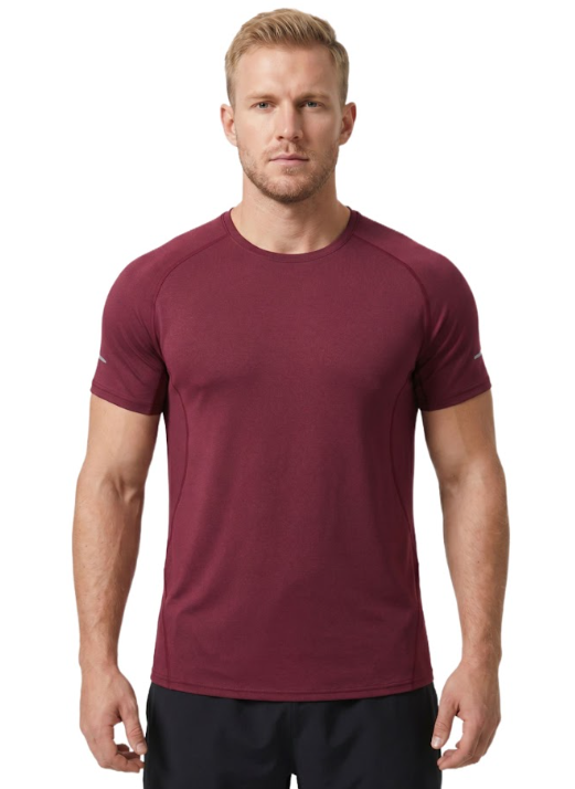 EndurX Mens تي شيرت - أحمر - S