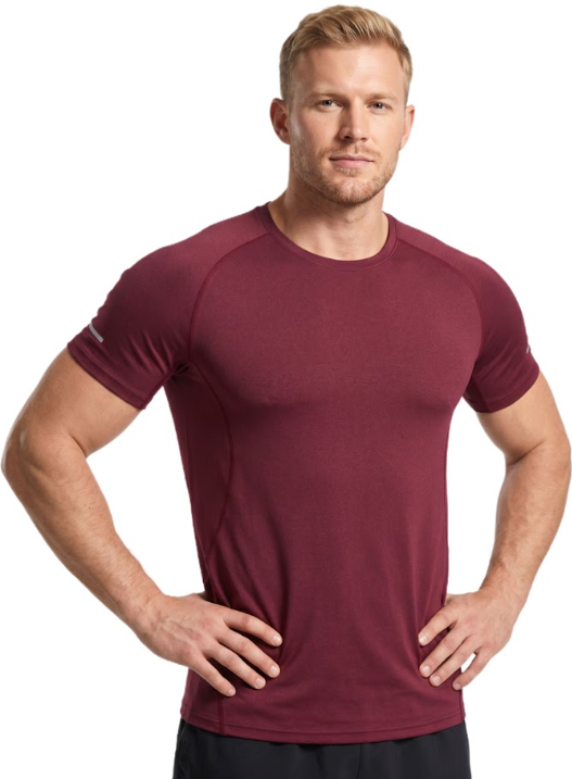 EndurX Mens تي شيرت - أحمر - XL