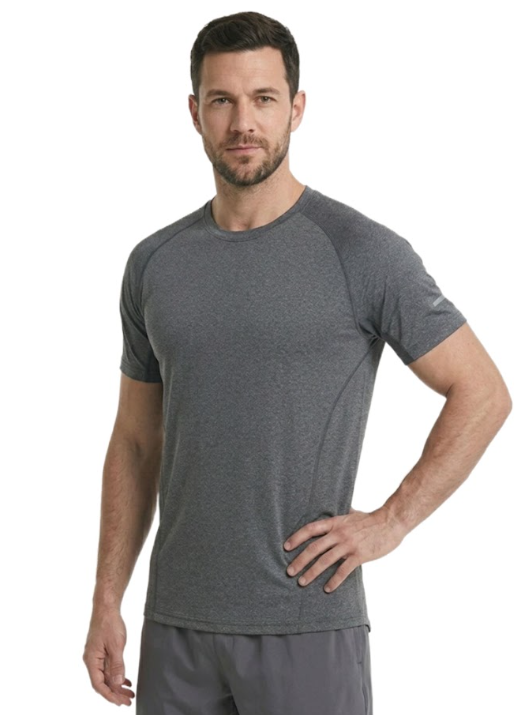 EndurX Mens تي شيرت - رمادي - L